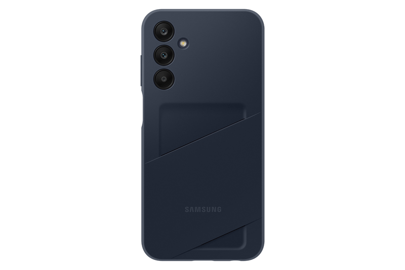 Funda con tarjetero para Samsung Galaxy A25 5G Negro Azulado