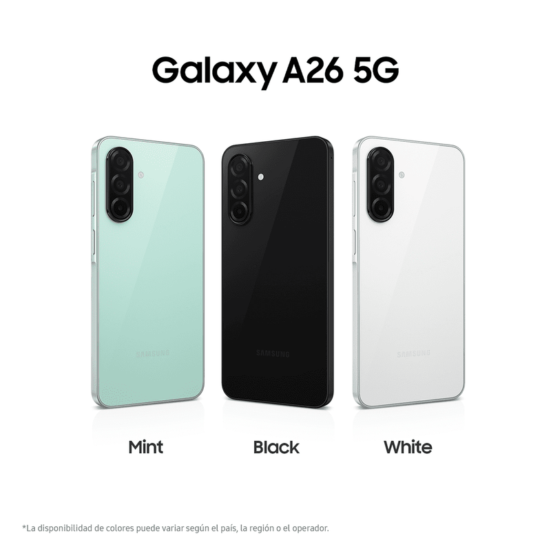 Celular Samsung Galaxy A26 5G 256/8GB Black