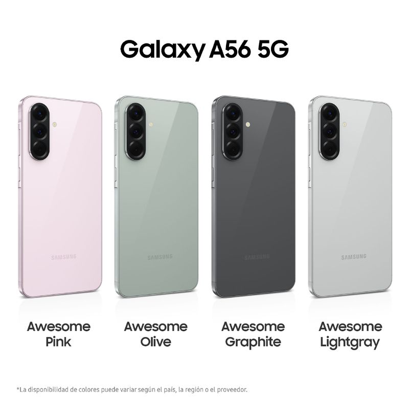Celular Samsung Galaxy A56 256/8GB 5G Awesome Lightgray