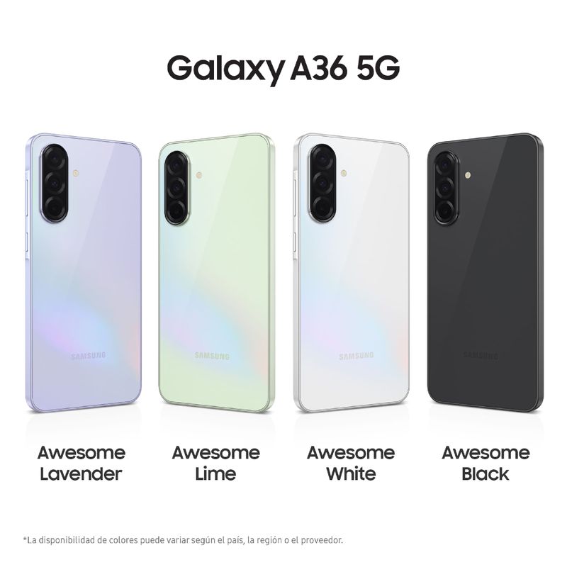 Celular Samsung Galaxy A36 256/8GB 5G Awesome White