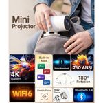 Proyector Portátil Magcubic HY300 Ultra 260 ANSI WiFi 6 Bluetooth 5.4