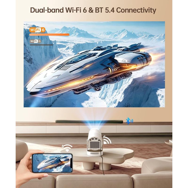 Proyector Portátil Magcubic HY300 Ultra 260 ANSI WiFi 6 Bluetooth 5.4