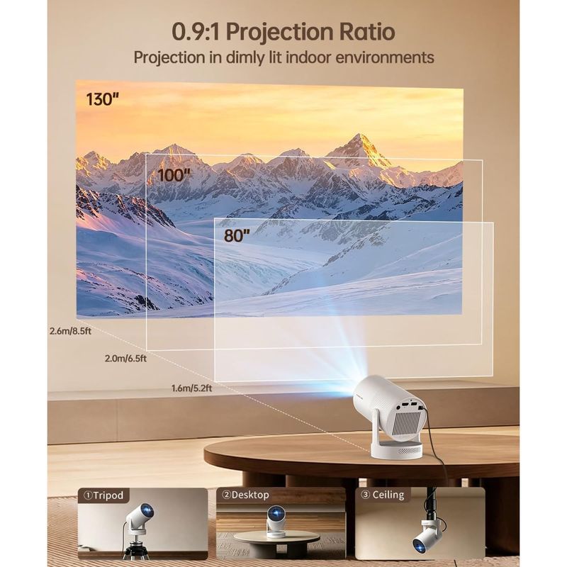 Proyector Portátil Magcubic HY300 Ultra 260 ANSI WiFi 6 Bluetooth 5.4