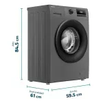 Lavasecarropas Philco PHLS1054DGN 10,5/6 kg Inverter Gris Oscuro