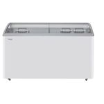 Freezer Exhibidor Briket BK4500TVI 440 Litros Tapa de Vidrio Blanco