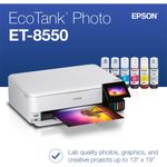 Impresora Multifuncional Epson EcoTank Photo ET-8550 Inyección de Tinta Gran Formato A3 WiFi Ethernet Pantalla Táctil