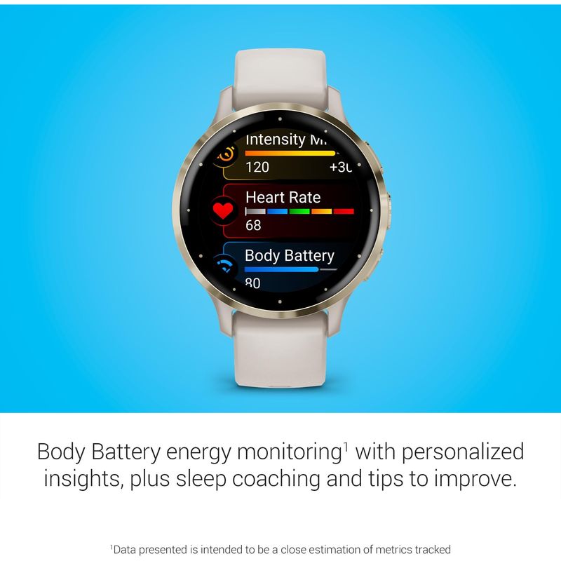 Garmin Venu 3S Smartwatch Premium 41mm Marfil