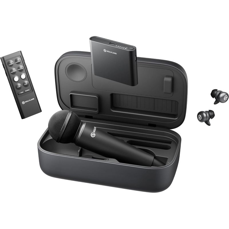 Sistema Vocal Inalambrico Hollyland MELO P1 Combo Mic Audio