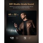 Micrófono Inalámbrico Hollyland LARK MAX 2 Ultimate Combo 2TX+2RX con Auriculares OWS y Estuche de Carga