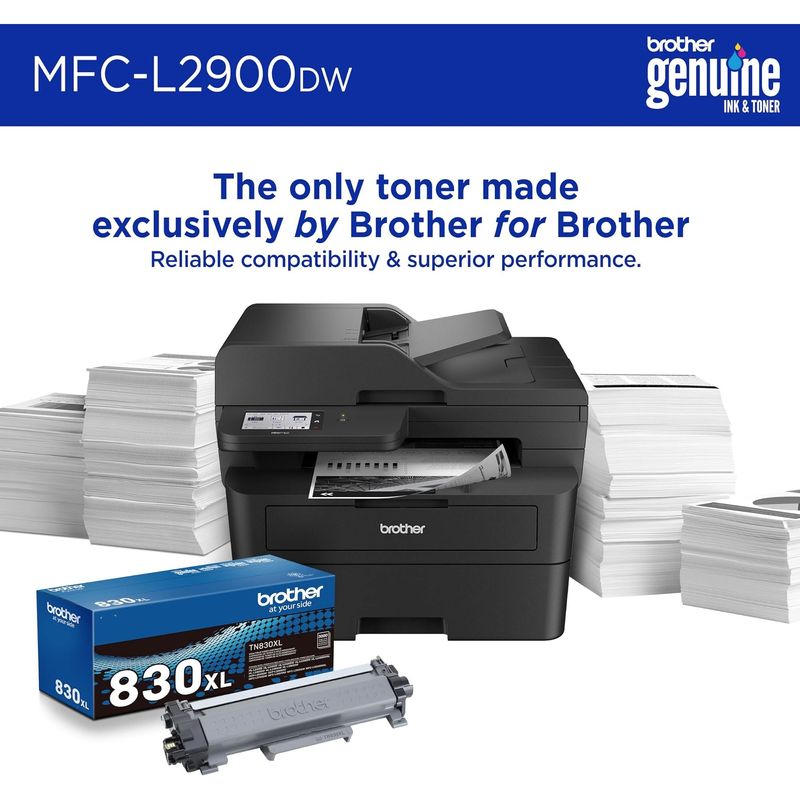 Impresora Multifuncion Brother MFC L2900DW Laser Monocromatica 36 ppm Escaneo Duplex Pantalla Tactil 3.5 Pulgadas