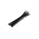 Kemen: Precinto Negro Liviano Ancho 2.4 mm Largo 80 mm x 100 Unidades