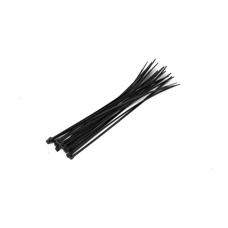 Kemen: Precinto Negro Liviano Ancho 2.4 mm Largo 80 mm x 100 Unidades