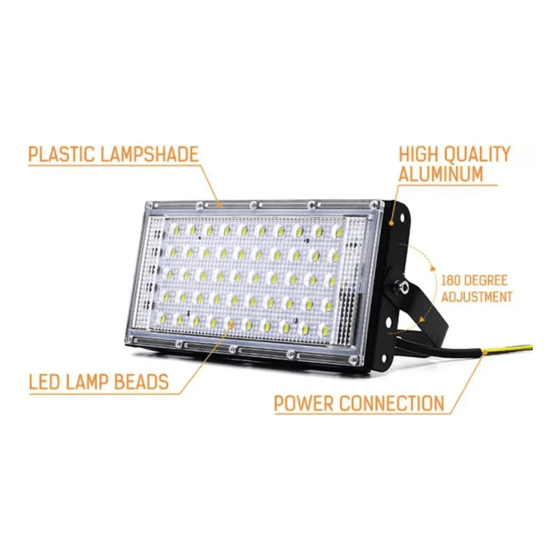 Reflectores Led Rgb Ultra Liviano 50w Ip65