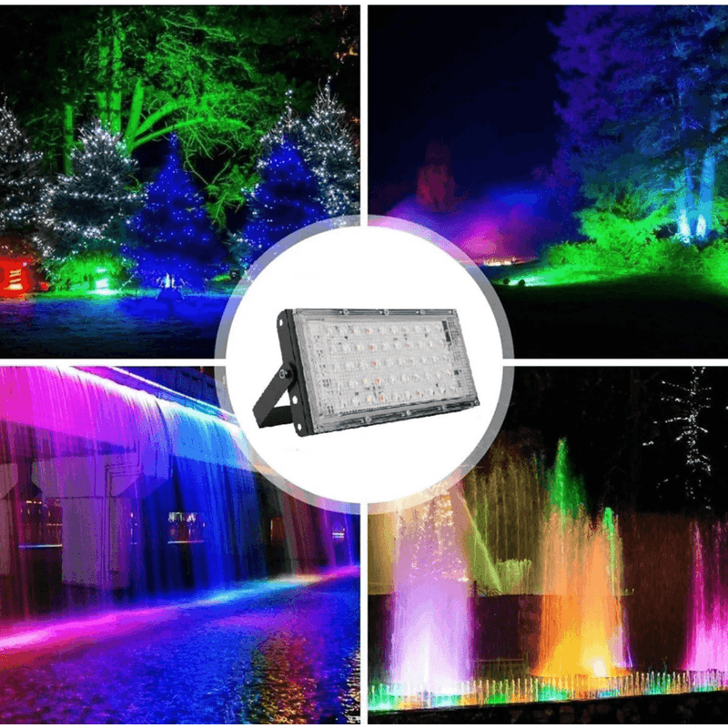 Reflectores Led Rgb Ultra Liviano 50w Ip65