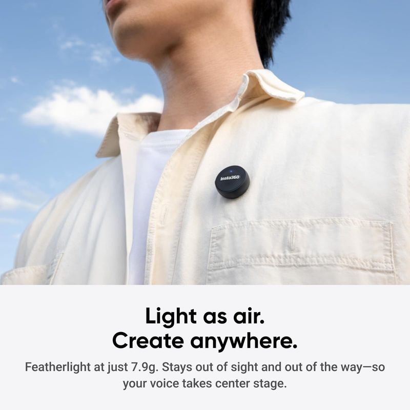 Micrófono Insta360 Mic Air Para Ace Pro 2 X4 X5