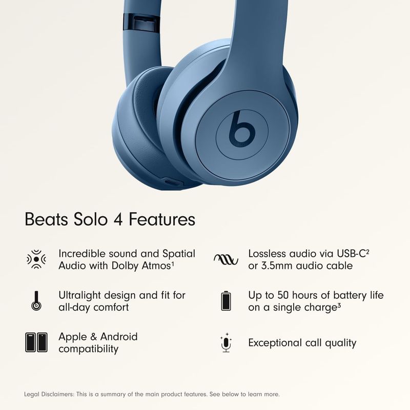Auriculares On-Ear Beats Beats Solo 4 Inalámbricos Bluetooth 5.3