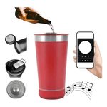 Vaso Térmico 473ml Parlante Inalámbrico Rgb Music