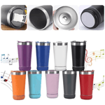Vaso Térmico 473ml Parlante Inalámbrico Rgb Music