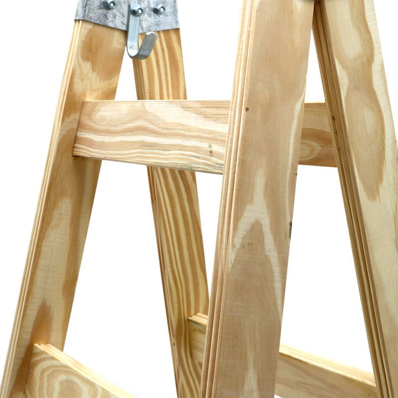 Timbo: Escalera Pintor Madera. Cantidad de escalones 5 x 1 Unidad