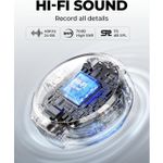 Microfono Inalambrico Lavalier Hollyland Lark M2 48KHz 24 bits compatible con iPhone Android Camara y PC