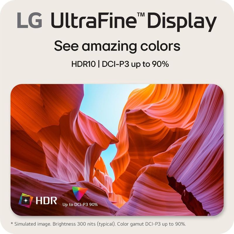 Monitor LG UltraFine 27US500-W 27 Pulgadas 4K UHD IPS 60Hz 5ms HDR10 FreeSync HDMI DisplayPort