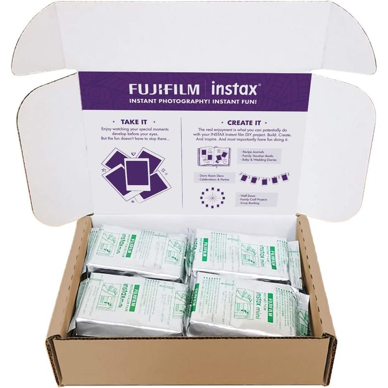 Película Fotográfica Instantánea Fujifilm Instax Mini 120 Fotos Borde Blanco