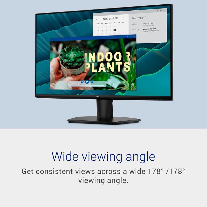Monitor Dell SE2726H IPS 27 Pulgadas FHD 144Hz 2 HDMI AMD FreeSync