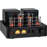 Amplificador Estéreo Integrado Híbrido a Válvulas Dayton Audio HTA100 100 Watts Bluetooth 5.0