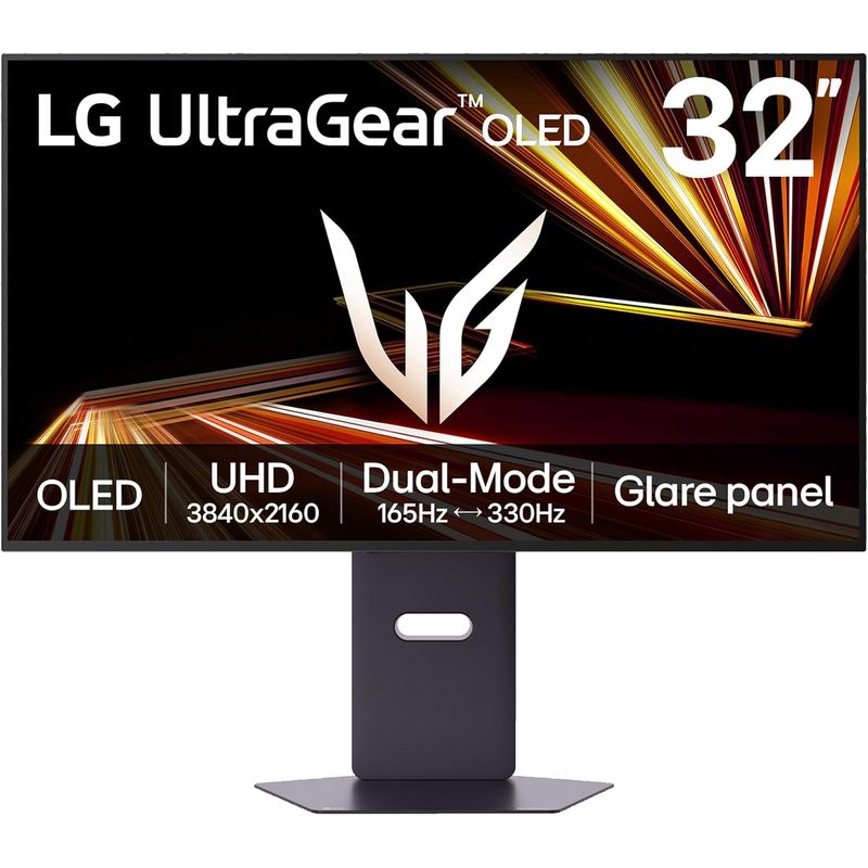 Monitor Gamer LG UltraGear 32GX850A-B OLED 32 Pulgadas 4K UHD Modo Dual 165Hz 330Hz 0.03ms G-SYNC FreeSync Premium Pro HDMI DP