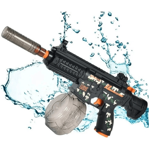Pistola De Agua Eléctrica M416 Scorpion Con Silenciador