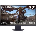 Monitor Gamer Curvo LG UltraGear 32GS60QC-B 32 Pulgadas QHD 180Hz 1ms AMD FreeSync HDR10