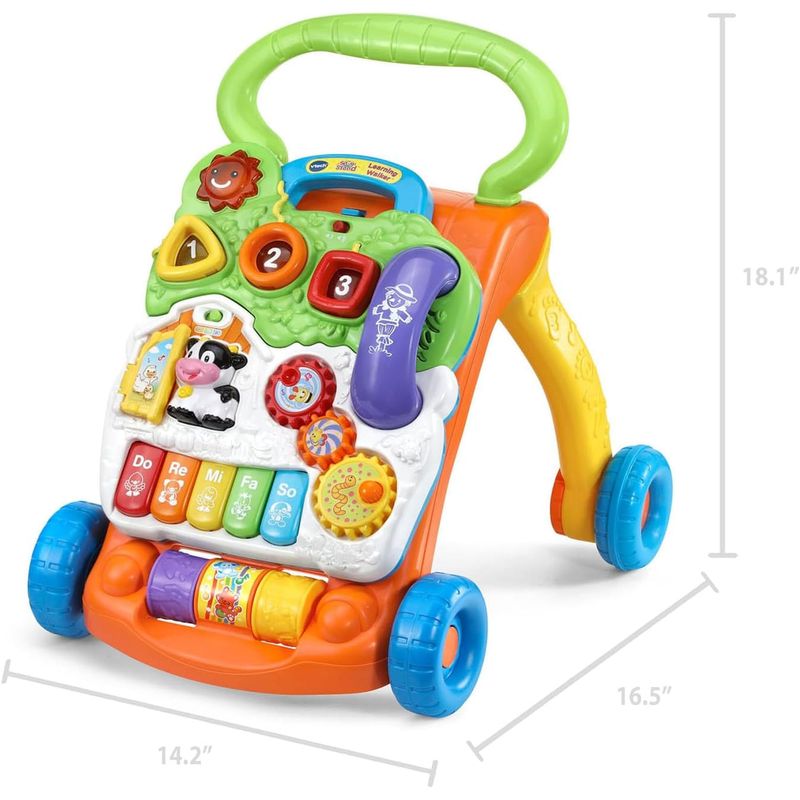 VTech Caminador Aprendizaje Sentado a Parado Naranja