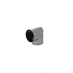 Zingueria: Codo Negro Diámetro 6" Curva 90° x 1 Unidad