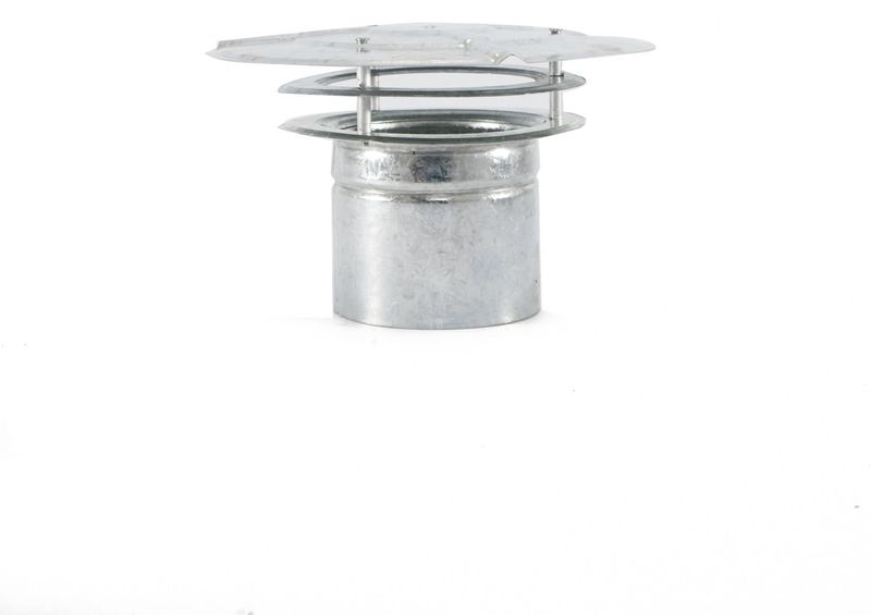 Zingueria: Sombrero x 2 Aletas Diámetro 4" x 1 Unidad