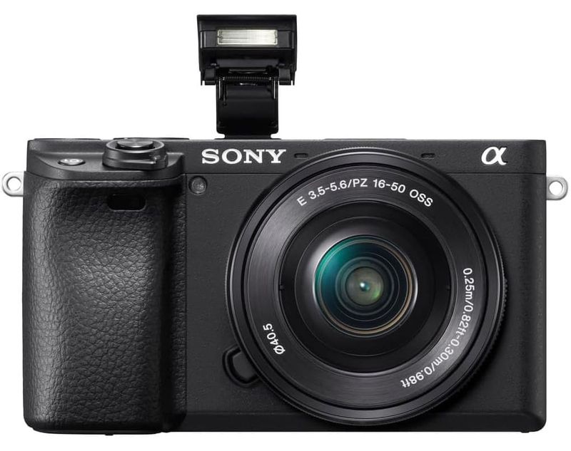Cámara Mirrorless Sony Alpha ILCE-6400L/B Lente 16-50mm 4K Pantalla 3 Pulgadas