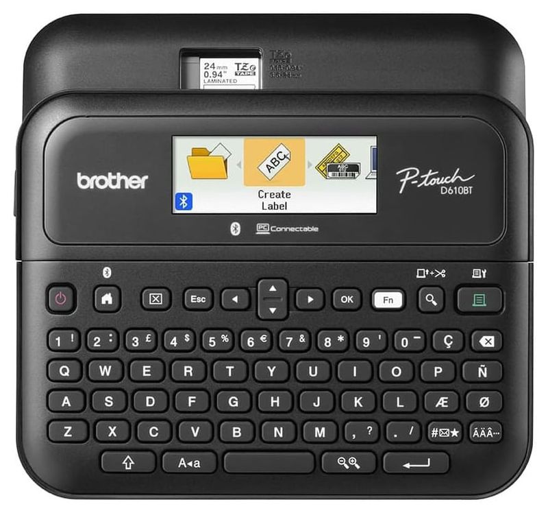 Rotuladora Brother P-touch PT-D610BT Bluetooth USB
