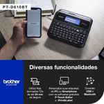 Rotuladora Brother P-touch PT-D610BT Bluetooth USB