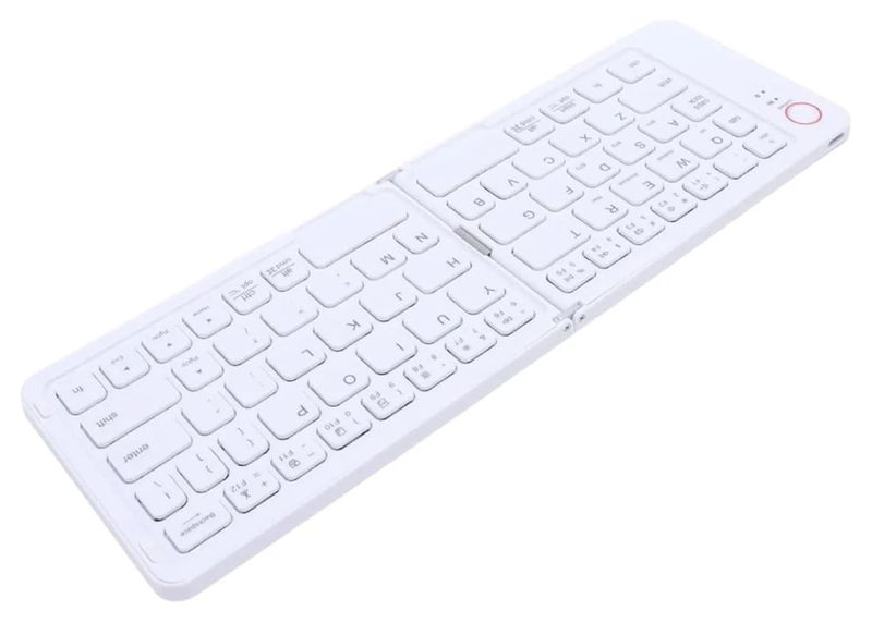 Teclado Bluetooth plegable con soporte para teléfono