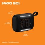Parlante JBL Go 5 Bluetooth negro