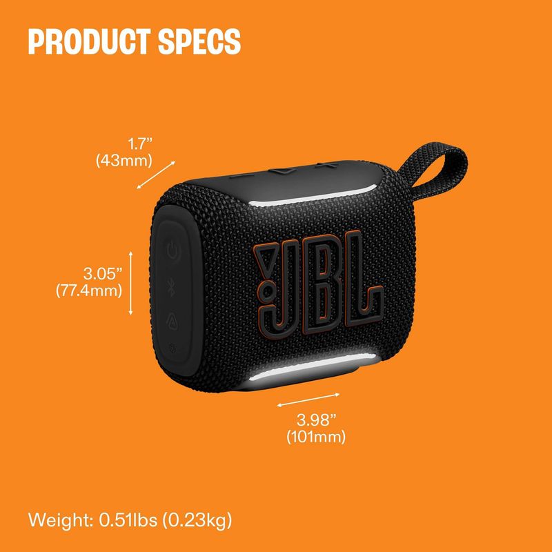 Parlante JBL Go 5 Bluetooth negro