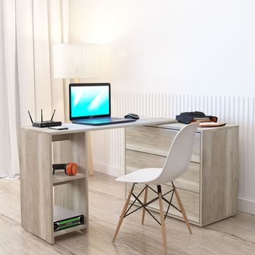 Mesa Escritorio o Rack TV Giratorio - 5012 - 5012  -HEL-HEL